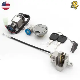 Fxcnc Fx-jt-m02020-ry-202605 Ignition Switch Lock Key For Hammerhead/adly Jet 50 Fox Motofino Mf50 Quart Mf5