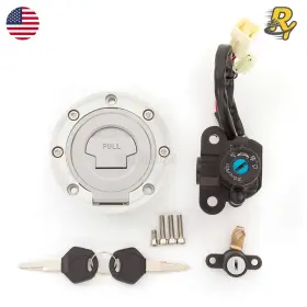 Fx-jt-m02038-ry-202605 Fxcnc Cnc For Yamaha Yzf R6 2003-2005 R1 02-03 Ignition Switch Gas Cap Lock With Key Set