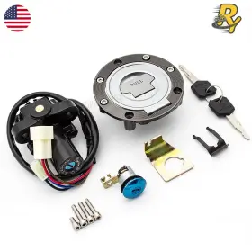 Fx-jt-m0206-ry-202604 Fxcnc For Yamaha Yzf R1 R6 2000 2001-2012 Fuel Gas Cap Ignition Switch Seat Lock Keys