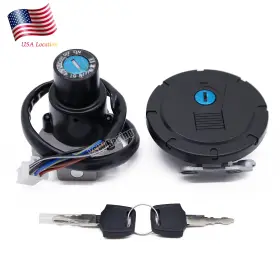 Fx-m020-ry0248-ysw-20241225 Fxcnc For Kawasaki Klr650 1987-2006 2007 Fuel Gas Ignition Switch Key Seat Lock Sets