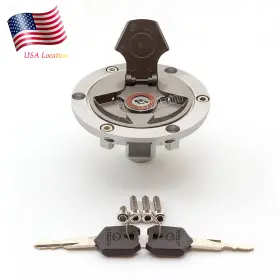Fx-m02010-yswe-210803-m-68 Fxcnc Cnc Fuel Gas Tank Cap Cover Lock Keys For Kawasaki Ninja 250 2005-2012 300