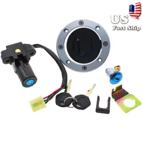 Fx-ts-02032-r1j-190129-1 Fxcnc Motorcycle Ignition Switch Fuel Gas Cap Locks For Suzuki Gs500 2001-2012 2010 Us