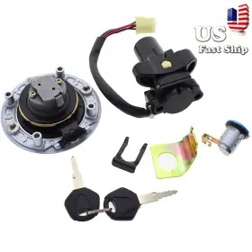 Fx-ts-02032-r1j-190726-2 Fxcnc For Suzuki Gs500 2001 2002 2003-2012 Ignition Switch Fuel Gas Cap Seat Locks