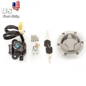 Fx-ts-02032-rzm1j-190613-z-1 Fxcnc For Kawasaki 2013-15 Ninja 300 Ex300a Ignition Switch Fuel Cap Seat Lock Key Us