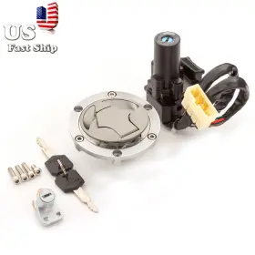 Fx-ts-02032-rzm1j-250613-z-1 Fxcnc Ignition Switch Fuel Tank Seat Lock Key For Kawasaki Ninja 250r Ex250j Se 2012