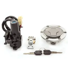 Fx-ts-02032-rzm4j-181210-z Fxcnc For Kawasaki 08-12 Ninja 250r Ex250j Ignition Switch Gas Cap Seat Lock Key Set