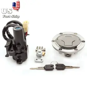 Fx-ts-02036-z Fxcnc For Kawasaki Ninja 250r 2008-2012 2009 2010 11 Ignition Switch Gas Cap Lock Key