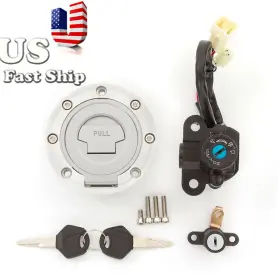 Fx-ts-02038-z Fxcnc Electrical Ignition Switch Lock With Key Fit Yzf R6 2003-2005 Mt09 2013-2016