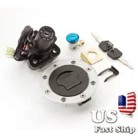 Fx-ts-02042-rzm4j-251216-17 Fxcnc Ignition Switch Fuel Gas Cap Seat Lock Key For Hayabusa/gsxr1300 1999-2007 6-pin