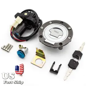 Fx-ts-0206-r1j-210724-m Fxcnc For Yzf R6 00-2011 R1 99 00-12 Ignition Switch Fuel Gas Cap Cover Seat Key Lock