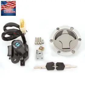 Fx-ts-2036-es-220126-68 Fxcnc For Ninja 300 2013 2014 2015 2016 Ignition Switch Gas Cap Lock Seat Key Tank Set