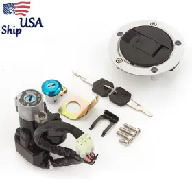 Fx-ts-246-rzm4j-250814-1-3 Fxcnc 6wires Ignition Switch Fuel Cap Seat Lock With Key For Suzuki Gsxr600/750 2004-2005