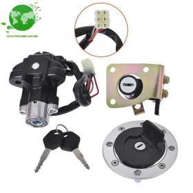 708204 Gardenice Ignition Switch Seat Gas Cap Lock Key Set For Suzuki 1997-1999 2000 Gsxr600 Us