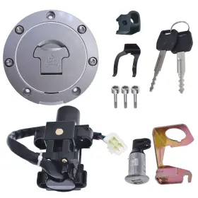 Gg82890e Globegarage Fuel Gas Cap Ignition Switch Seat Lock Kit For Honda Cbr600rr Cbr900rr Cbr600f4