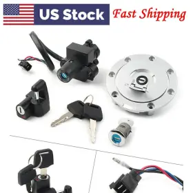 Goodbcdus 420014746631 For Honda Cb400 1992-98 Cb1 89-91 Vt250 Ignition Switch Fuel Gas Cap Key Lock Us
