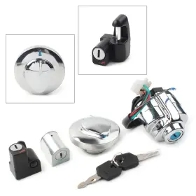 Goodcde 336854141010 Ignition Switch Gas Cap Helmet Lock Key Set For Honda Vt250 Shadow Vt400 Vt600