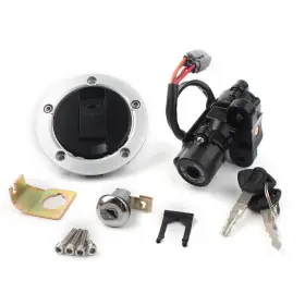 Goodpartscenterus 550714151708 Ignition Switch Fuel Gas Tank Cap Lock Key Set For Suzuki Gsxr600 2006-2016