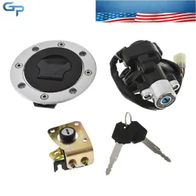 Gre96450 Greatparts Ignition Switch Gas Cap Cover Seat Lock Key Set For Suzuki Gsxr600 1997-2000 New