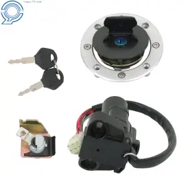 Hp114618 Happy19star For Suzuki Hayabusa Gsx1300r 1999-2007 Ignition Switch Fuel Gas Cap Seat Lock