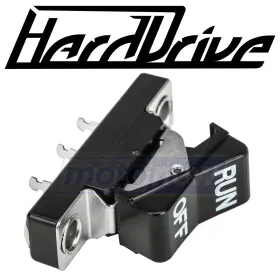 1brg Harddrive Mn/1brg Black Switch Run/off White Letters For 1973 Harley Davidson Tx125 Zv