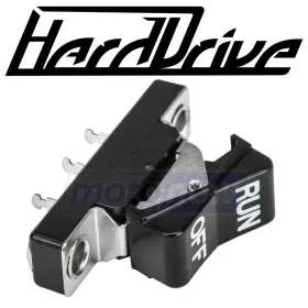 G87s Harddrive Mn/g87s Black Switch Run/off White Letters For 1974-1981 Harley Davidson Fv