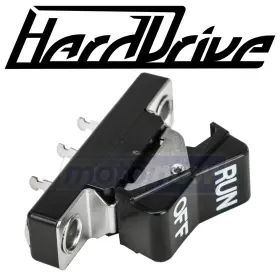 Zn4a Harddrive Mn/zn4a Black Switch Run/off White Letters For 1972-1981 Harley Davidson Jd