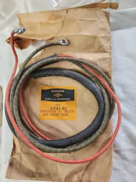 1741-31 Harley-davidson Generator To Switch And Relay Wire Part #