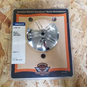 31795-04 Harley-davidson Genuine Billet Starter End Cover Chrome Multi Fit