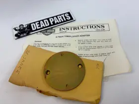 32445-86 Harley-davidson Nos Points Timing Timer Threaded Hole G-tech Cover Look