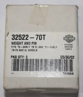 32522-70t Harley-davidson Timer Weight And Pin Nos Oem Parts - X2