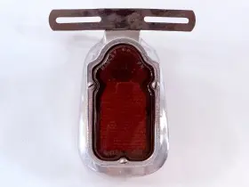 68003-47 Harley-davidson Oem Tombstone Tail Lamp Assembly Panhead Chrome