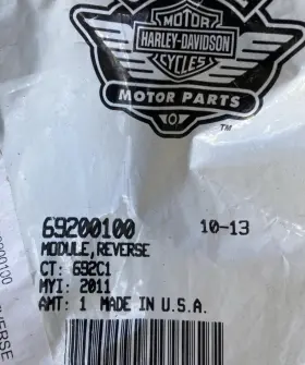 69200100 Harley-davidson Reverse Module #b1582