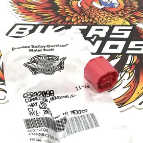 69202098 Harley-davidson New Genuine 2020up Red 6 Way Diagnostics Connecter Housing