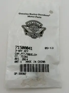 71500041 Harley-davidson Oem Nos Genuine Squelch/ptt Button Cap 2014-2016 New