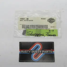 Harley-davidson 71537-96 Harley-davidson Genuine Oem Nos Ignition Switch Decal Trim Plate