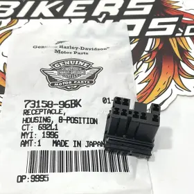 73158-96bk Harley-davidson Nos Genuine 8 Way Socket Housing