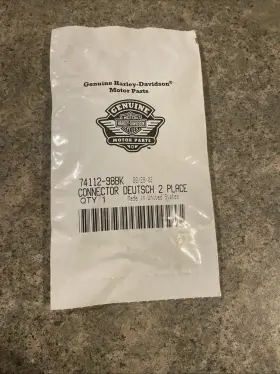 74112-98bk Harley Davidson Connector Deutsch 2 Place Nos