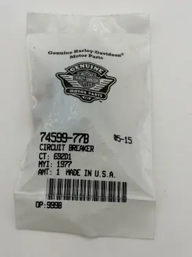 74599-77b Harley-davidson Oem Nos 30 Amp Circuit Breaker New