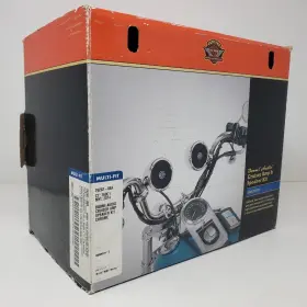 76262-08 Harley-davidson Oem Touring Softail Deluxe Cvo Boom Cruise Amplifier And 3.5 Inch Speaker Kit