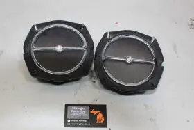 77181-01 Harley-davidson 98-11 Touring Oem Front Speaker And Adapter Set Bar Shield