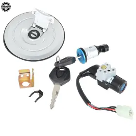 Hgf91100 Home-garden-fix New Fuel Gas Cap Ignition Switch Lock Key For Honda 2014-2015 Grom 125 Msx125