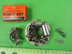 30200-003-004 Honda 30201-003-004 1959-1963 Ca 95 Touring 150 Benly Early Oem Points Plate