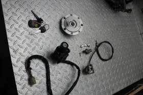 35010-mcw-l60 Honda 2007 Interceptor 800 Vfr800 Ignition Lock Key Set With Gas Cap And Seat