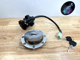 35010-mee-671 Honda 2003 - 2006 Cbr 600rr Oem Ignition Lock W Gas Cap Set With Keys