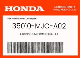 35010-mjc-a02 Honda Genuine Lock Set -