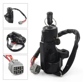 Hukyu 612047130772 Ignition Switch Lock Key Set Fit For Suzuki Gsxr600 750 1000 06-16