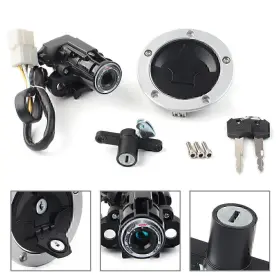 Xz6r Hukyu 612047531944 Ignition Switch Gas Cap Cover Seat Lock Key Set For Kawasaki Ninja 2013-18