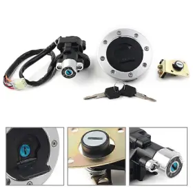 Hukyu-57yf099 Hukyu For Suzuki Gsxr600 Gsxr750 97-00 Ignition Switch Gas Cap Cover Seat Lock Key Set