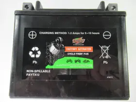 Faytx12 Interstate Batteries Triumph T100 Bonneville Battery Ytx12 12v 10ah 180cca 01-13