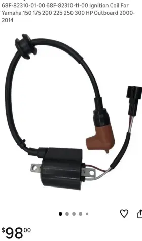 68f-82310-01-00 Jetunit Je-020015 Ignition Coil Yamaha